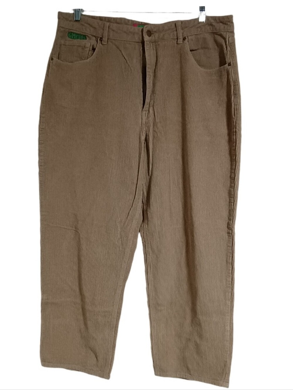 Empyre Tori Tan Corduroy High Rise Baggy Skater Pants Womens Plus Size 18